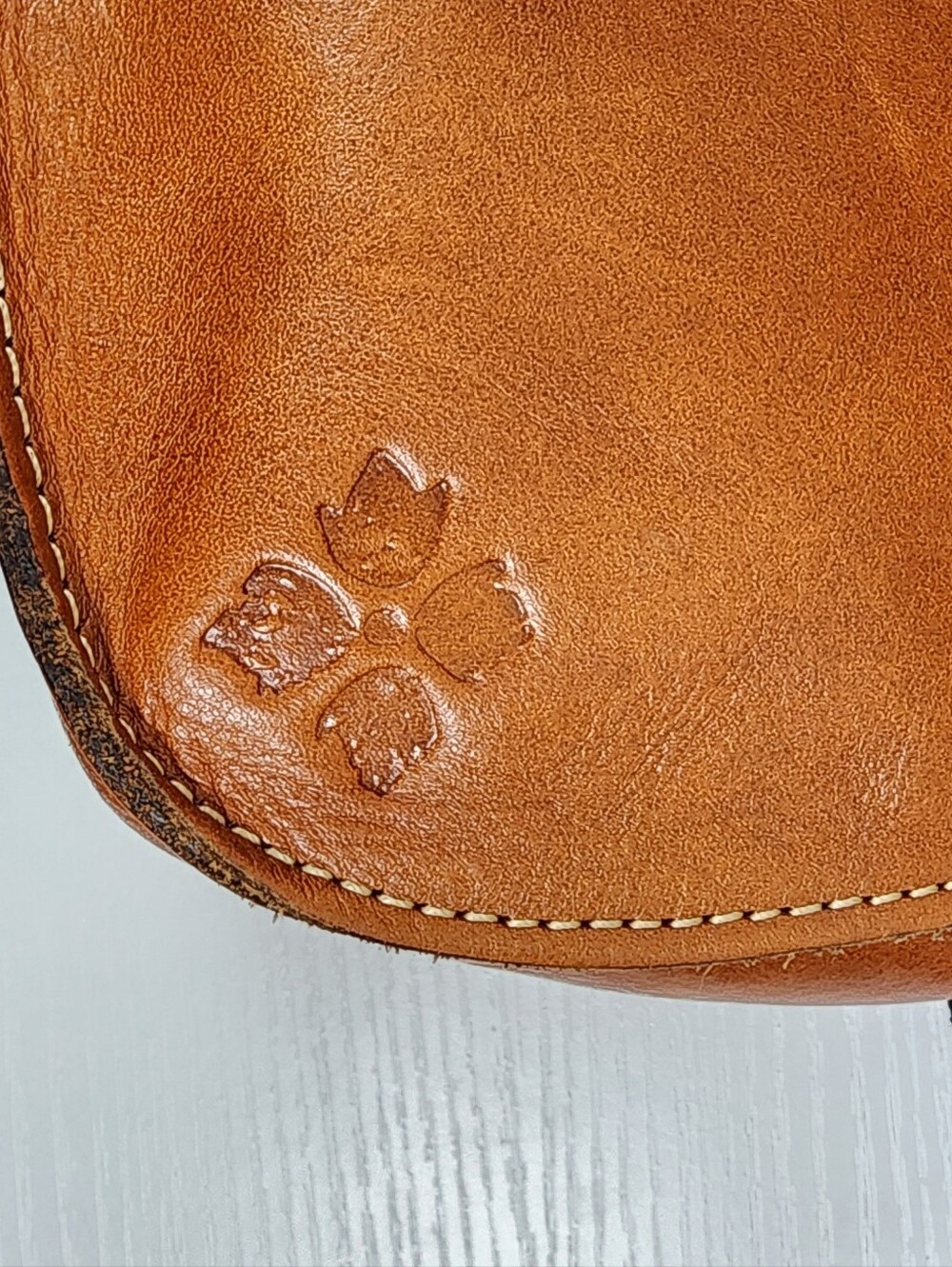 Patricia Nash Tooled Leather Saddle Bag With Whipstitch - Picture 7 of 14